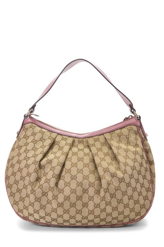 Pink Original GG Canvas Sukey Hobo, , large image number 3