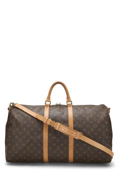 Monogram Canvas Keepall Bandouliere 55, , large