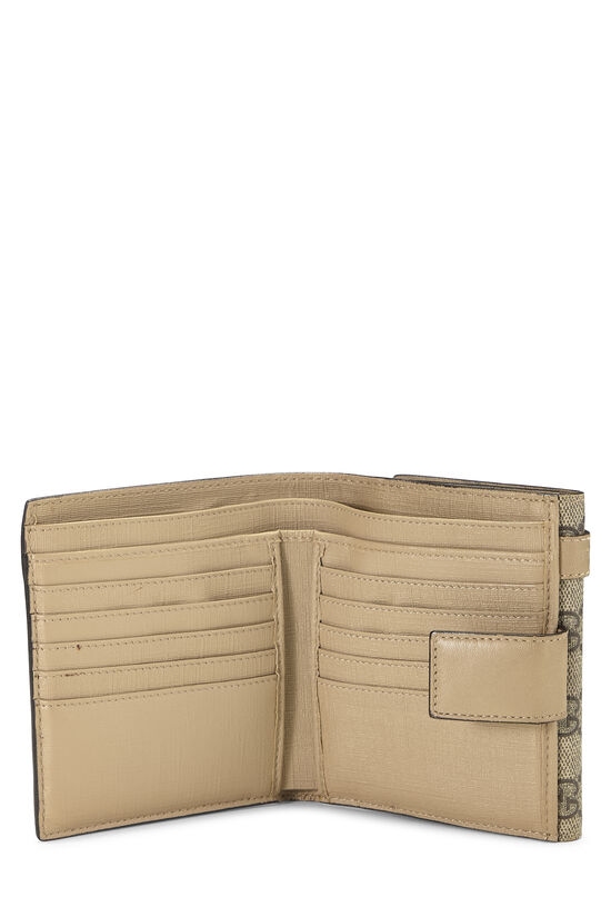 Beige GG Supreme Canvas Nice Wallet, , large image number 3