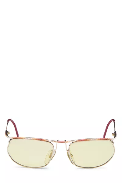 Red Metal Sunglasses