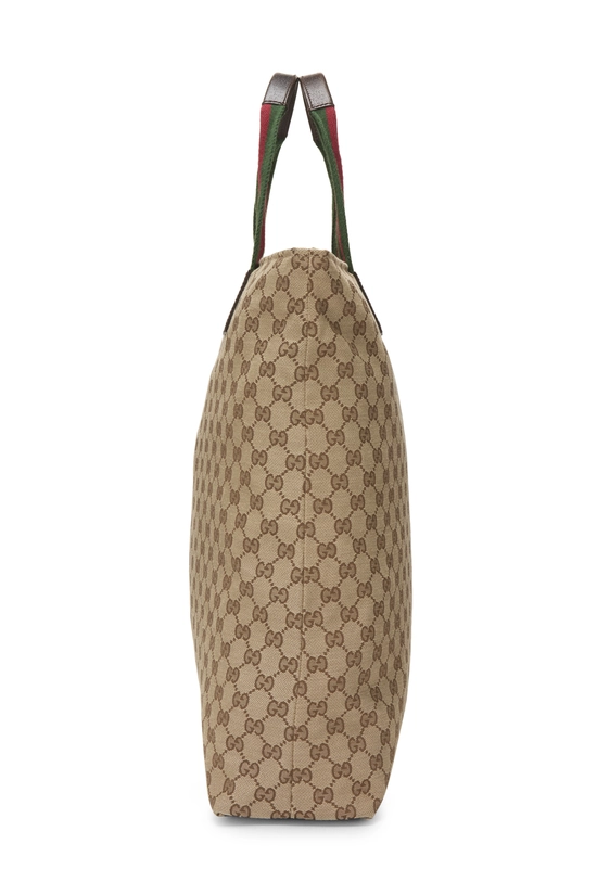 Original GG Canvas Web Vertical Tote, , large image number 2