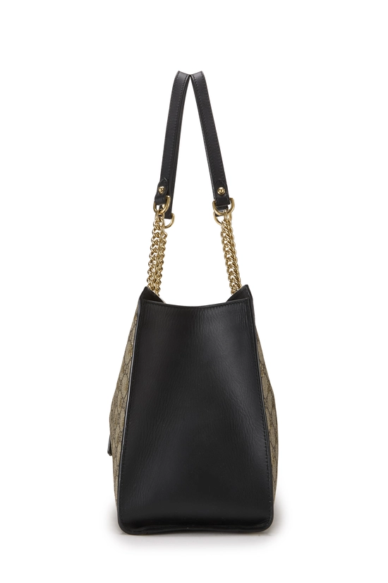 Black Original GG Supreme Bee Padlock Shoulder Medium, , large image number 2