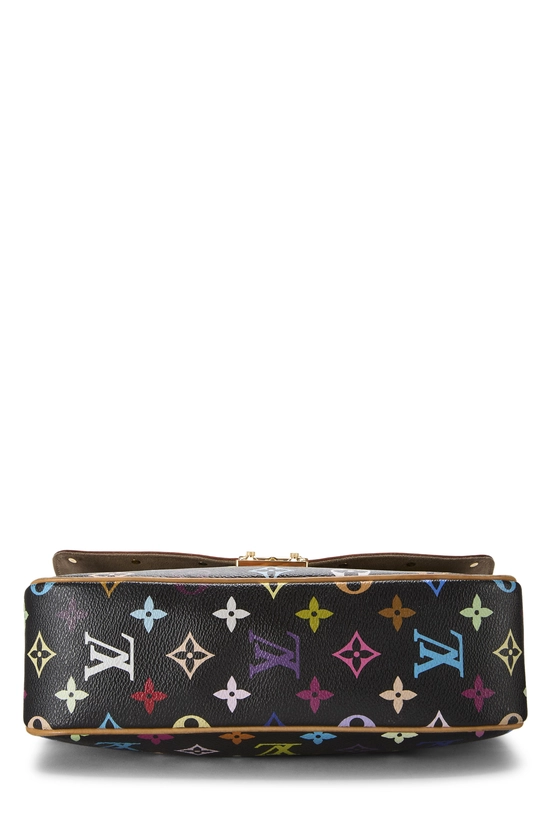 Takashi Murakami x Louis Vuitton Black Monogram Multicolore Sologne, , large image number 4