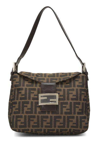 Brown Zucca Canvas Shoulder Bag