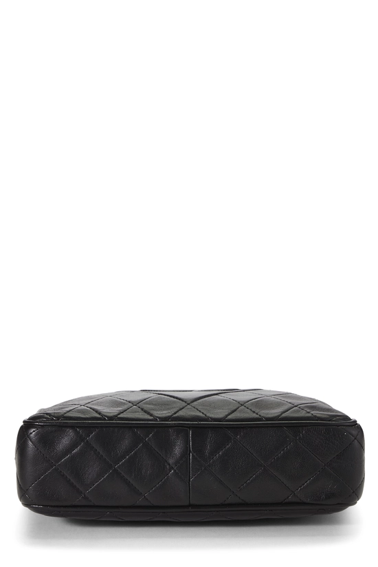 Black Lambskin Diamond 'CC' Camera Bag Small, , large image number 4
