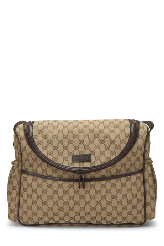 Original GG Canvas Diaper Bag, , large image number 0