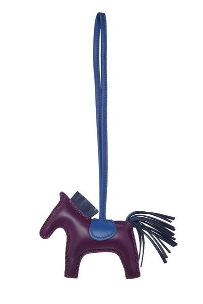 Violet Milo Leather Rodeo Bag Charm PM