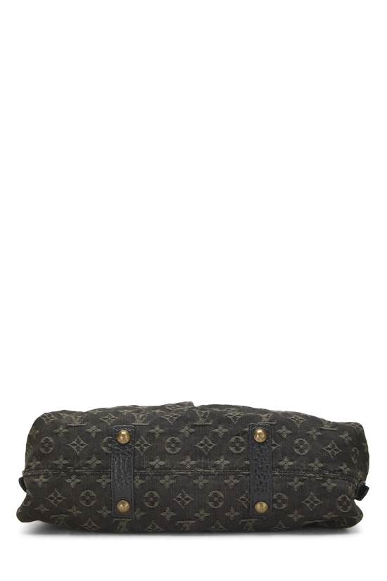 Black Monogram Denim Neo Cabby MM, , large image number 4