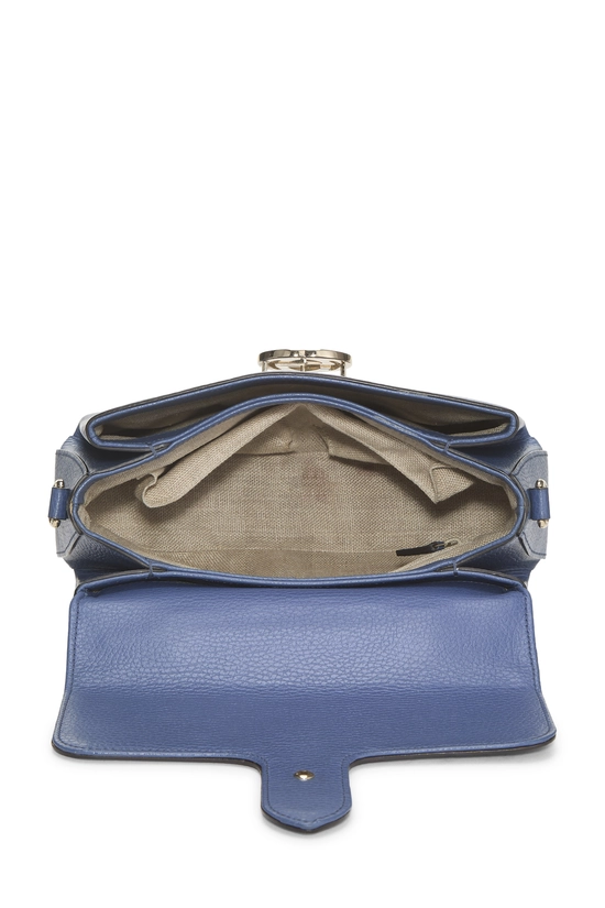 Red Leather Interlocking Top Handle Bag, , large image number 5