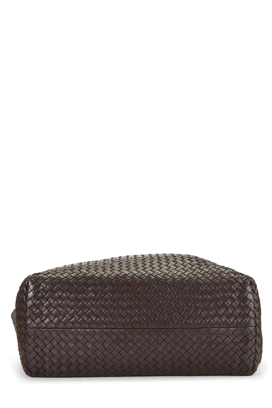 Brown Intrecciato Cabat Tote Medium, , large image number 4