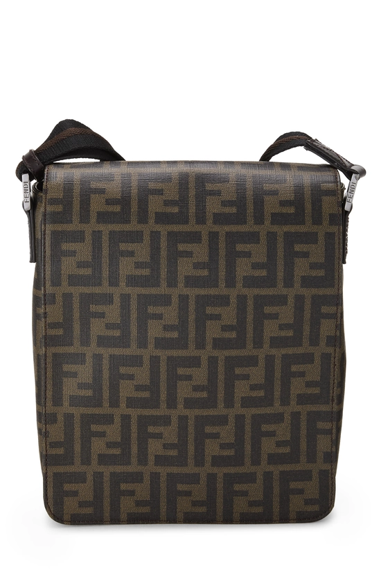 Brown Zucca Coated Canvas Messenger, , large image number 0