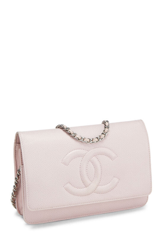 Pink Caviar Timeless 'CC' Wallet On Chain, , large image number 2