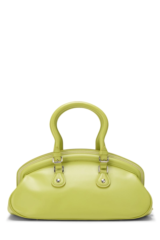Green Calfskin Detective Satchel, , large image number 3