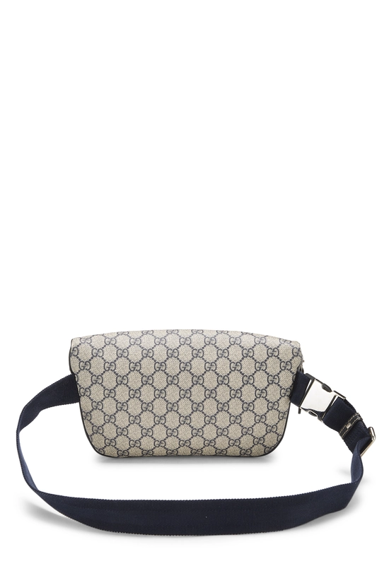 Navy GG Supreme Canvas Waist Pouch Large, , large image number 3