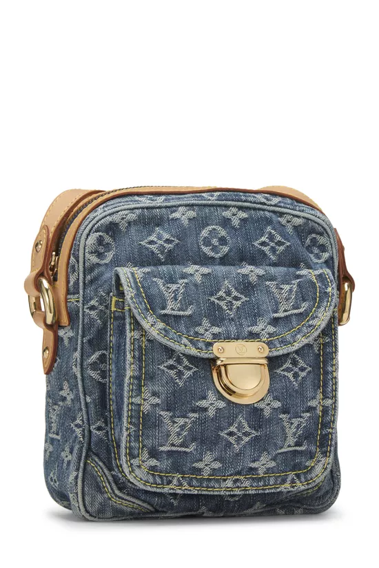 Blue Monogram Denim Camera Bag, , large image number 1
