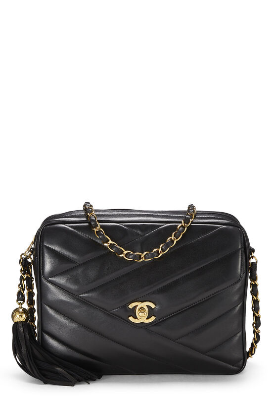 Camera leather crossbody bag Chanel Black in Leather - 38903541