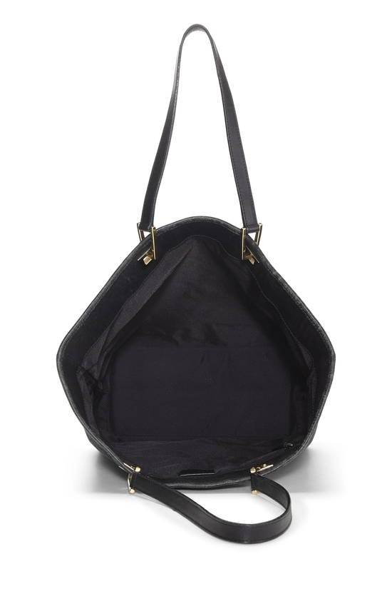 Black GG Canvas Tote, , large image number 5