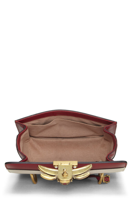 Multicolor Leather Queen Margaret Shoulder Bag Small, , large image number 5
