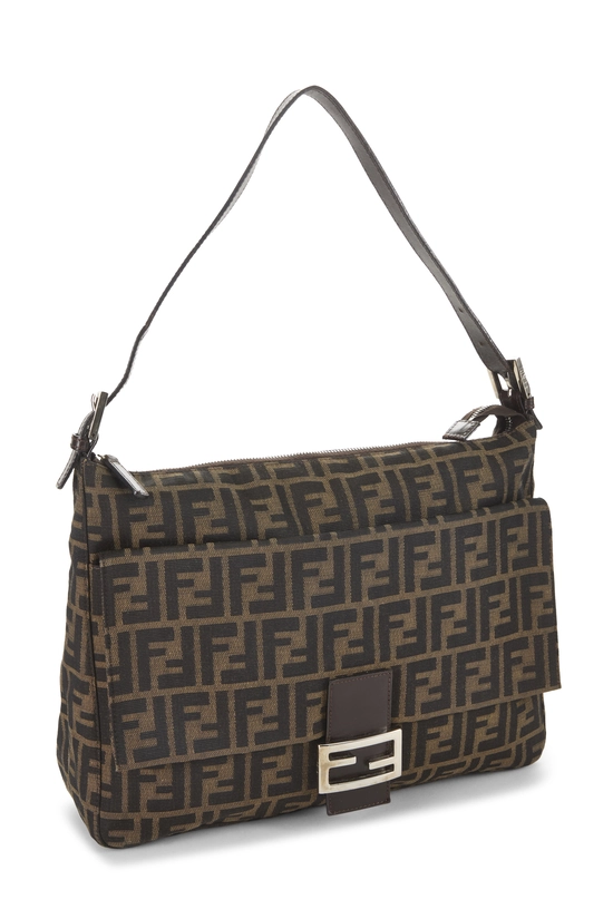Brown Zucca Canvas Shoulder Bag, , large image number 1