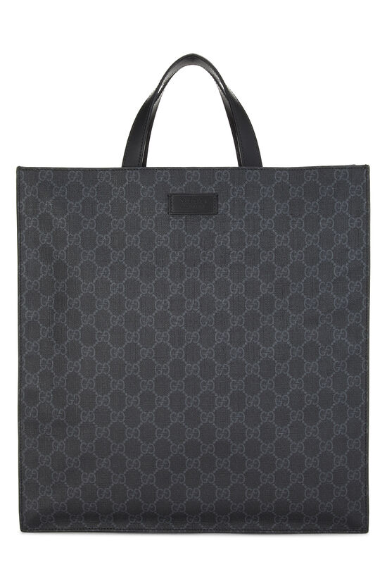 Black GG Supreme Canvas Tote, , large image number 0