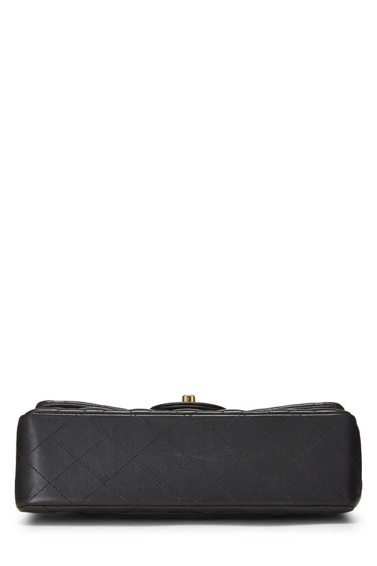 Black Quilted Lambskin Classic Double Flap Small, , large image number 4