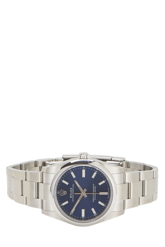 Stainless Steel Blue Oyster Perpetual 124200 34mm, , large image number 2