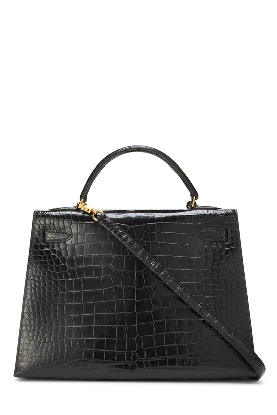 Black Crocodile Porosus Kelly Sellier 32, , large image number 3