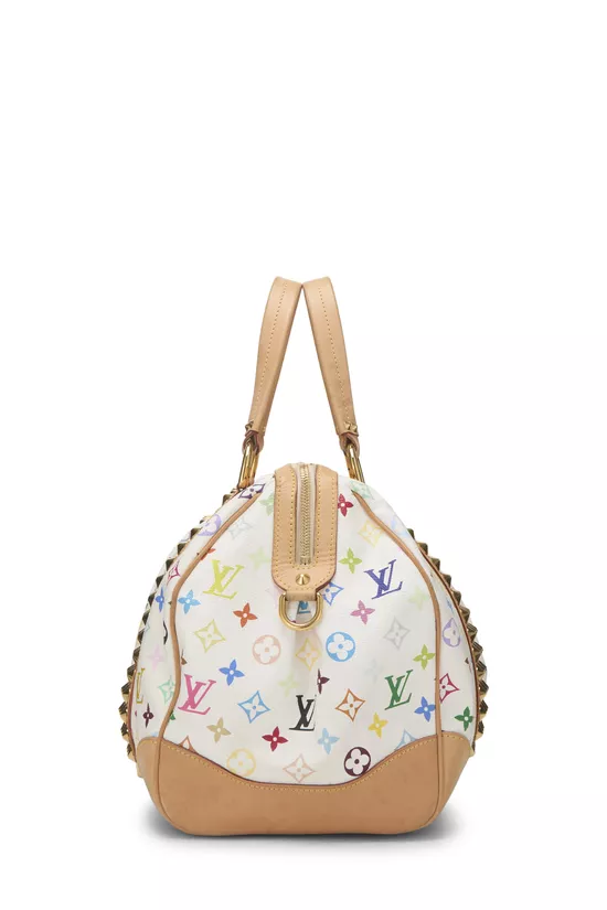 Takashi Murakami x Louis Vuitton White Monogram Multicolore Courtney MM, , large image number 2