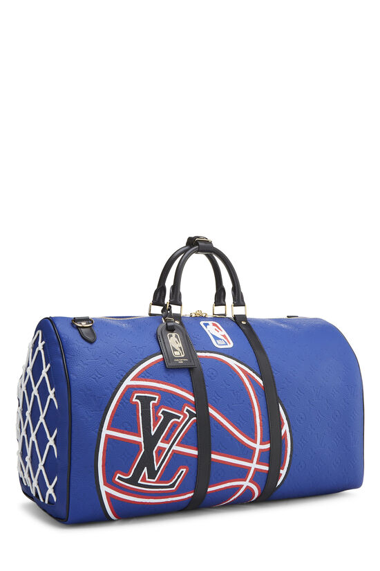 Blue Taurillon NBA Keepall Bandouliere 55, , large image number 1