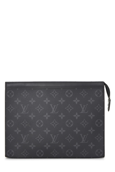 Louis Vuitton Black Monogram Eclipse Pochette Voyage MM