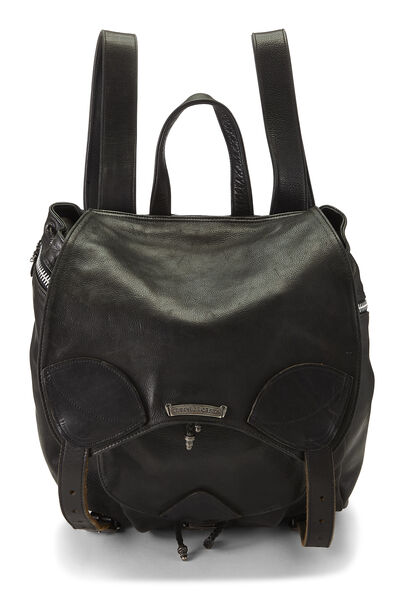 Black Leather Gunslinger Backpack