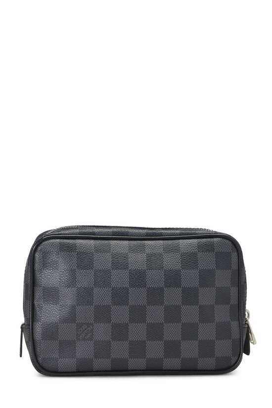 Damier Graphite Toiletry Pouch PM , , large image number 4