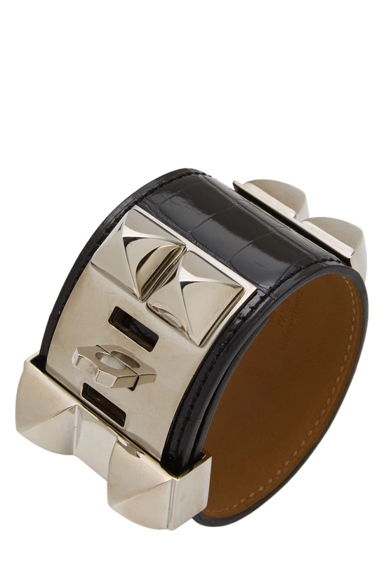 Black Alligator Collier De Chien, , large image number 0