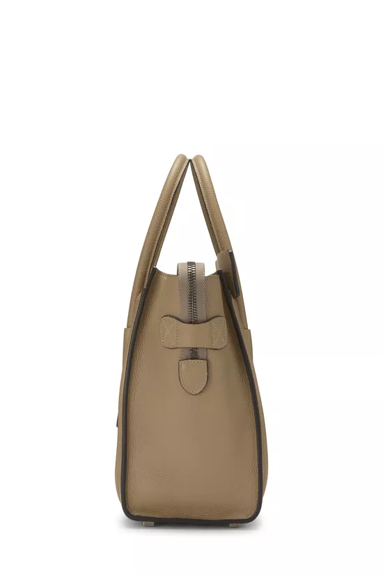 Beige Drummed Calfskin Luggage Micro, , large image number 2