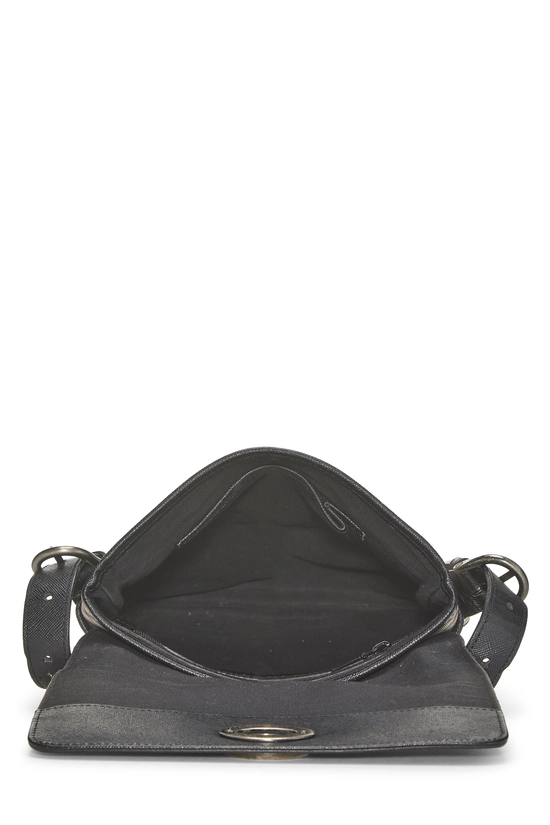 Black House Check Jacquard Turnlock Crossbody Medium, , large image number 5