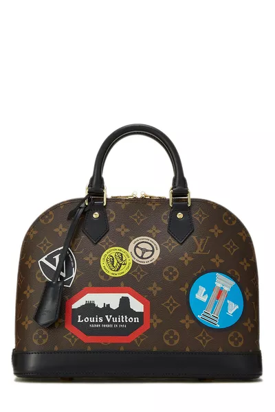 World Tour Monogram Canvas Alma PM
