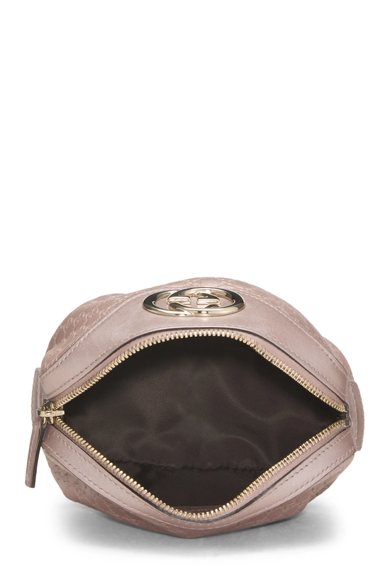 Pink Microguccissima Cosmetic Pouch, , large image number 5