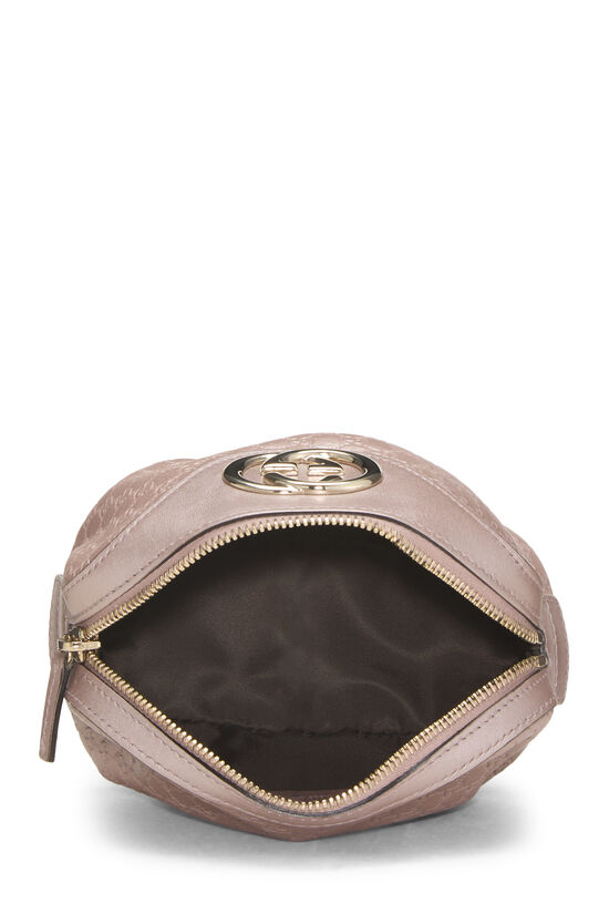 Pink Microguccissima Cosmetic Pouch, , large image number 5