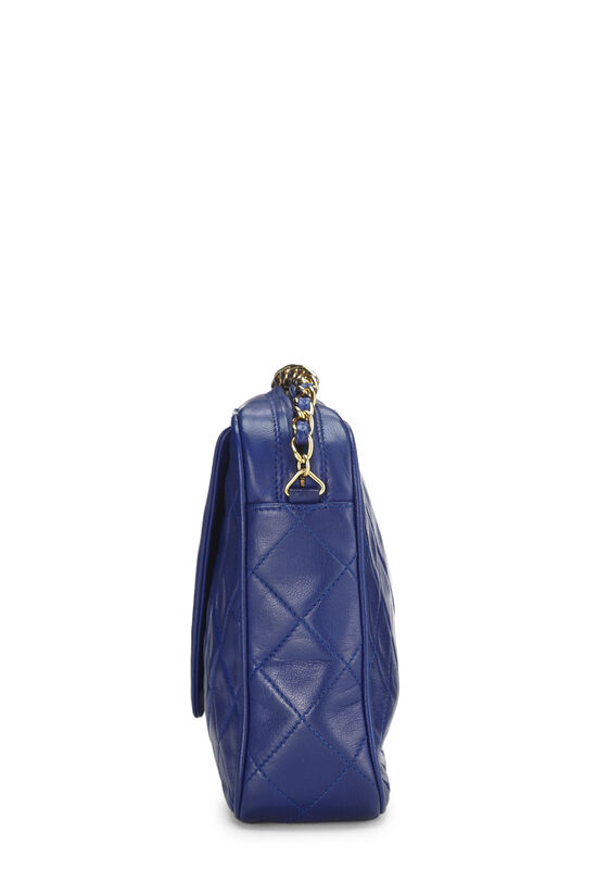 Blue Lambskin Diagonal Camera Bag Small, , large image number 2