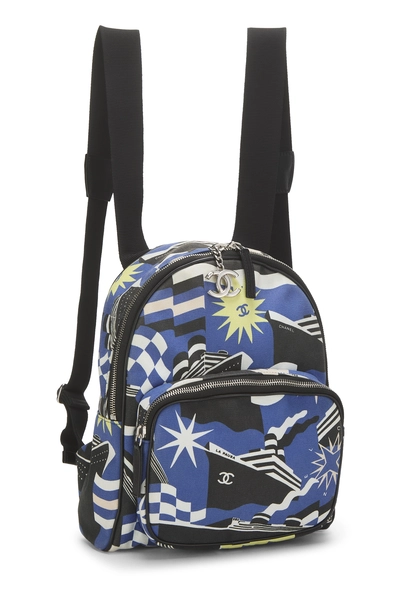 Chanel Blue Canvas La Pausa Backpack — photo 2