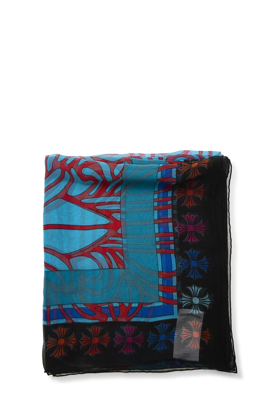 Robert Mapplethorpe x Chrome Hearts Multicolor Silk Scarf, , large image number 1
