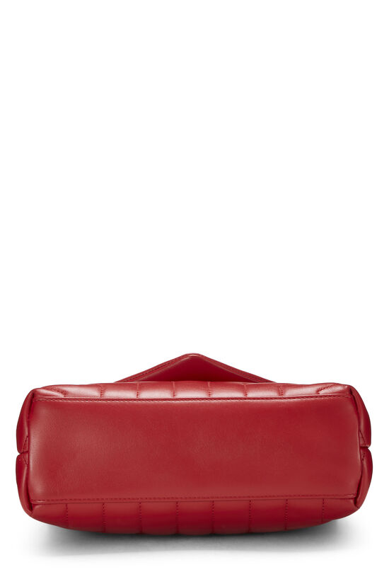 Red Chevron Calfskin Loulou Small, , large image number 4