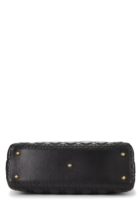 Black Cannage Quilted Lambskin Lady Dior Large, , large image number 4