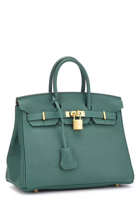 Malachite Togo Birkin 25, , large image number 1