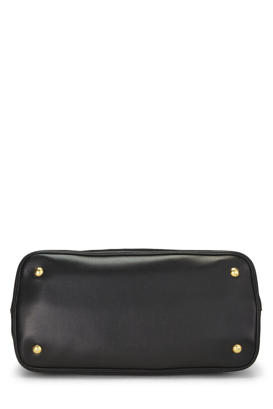 Black Glacé Calfskin Convertible Handle Bag, , large image number 4