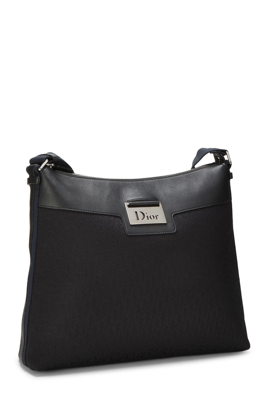 Black Trotter Canvas Street Chic Shoulder Bag, , large image number 1