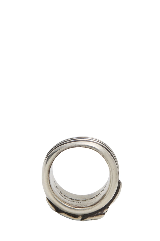 Sterling Silver Heart & Dagger Ring, , large image number 3