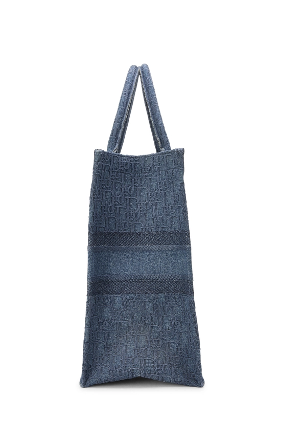 Blue Oblique Denim Book Tote Large, , large image number 2