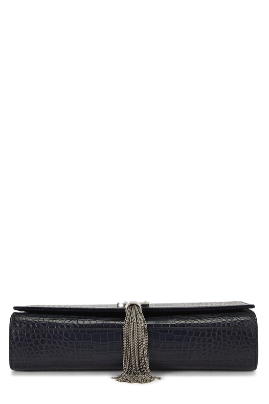 Navy Embossed Kate Tassel Medium, , large image number 4