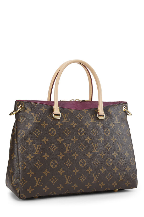 Louis Vuitton Pallas Chain Shoulder Bag Monogram Canvas and Calfskin